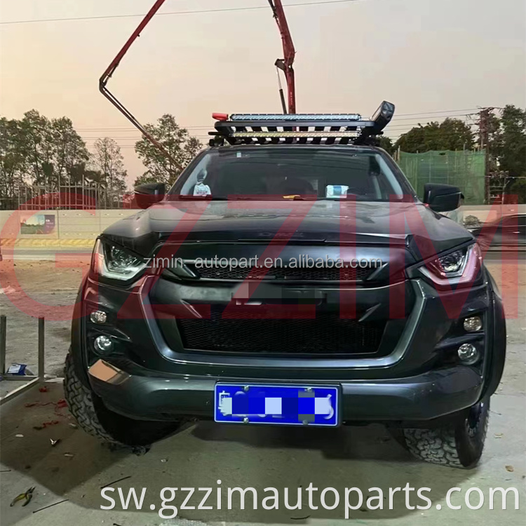 Vifaa vya gari Facelift Fender Front Bumper Bodykit ya Dmax 2021